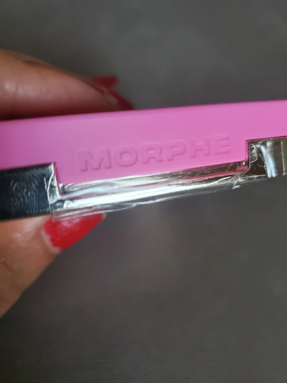 Pink Tablet Case with Embossed Morphe Logo Cheek Thrills New